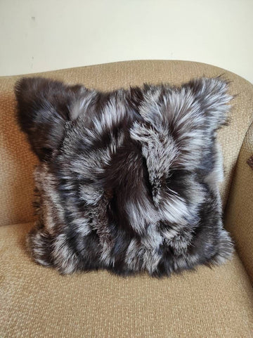 Fur pillowcases, fox fur pillowcases, real fur pillowcases